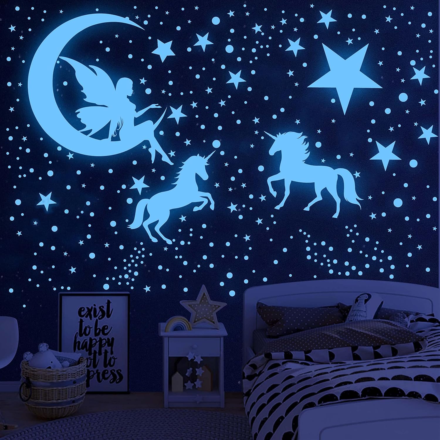 Glow In Dark Stars - Im Dunkeln leuchtende Sterne für die
