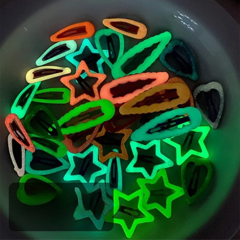 Glow In Dark Stars - 10 Stück Bunte Leuchtende Sterne und