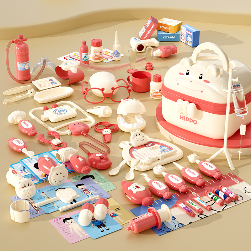 Kids Toys Doctor Set - Kinder-Arztkoffer-Set mit Stethoskop und Spritze, Medizinisches