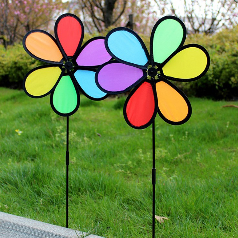 Kids Yard Toys - 【M】1 Stück Bunte Windmühle Windrad Windrad-Ornament