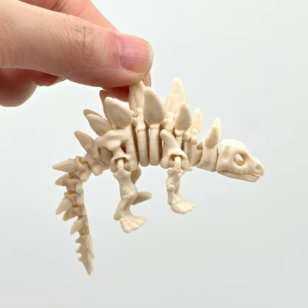Dinosaur Figurine Set - 3D-gedruckte Artikulierte Dinosaurier-Skelettfigur mit Beweglichen Gelenken,