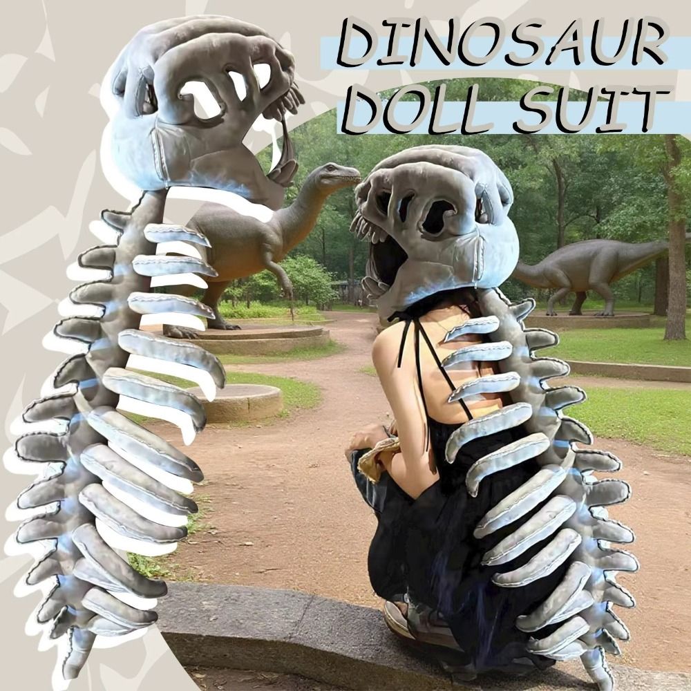 Dinosaur Figurine Set - 3D Dinosaurier Skelett Spielzeug Lustiges weiches