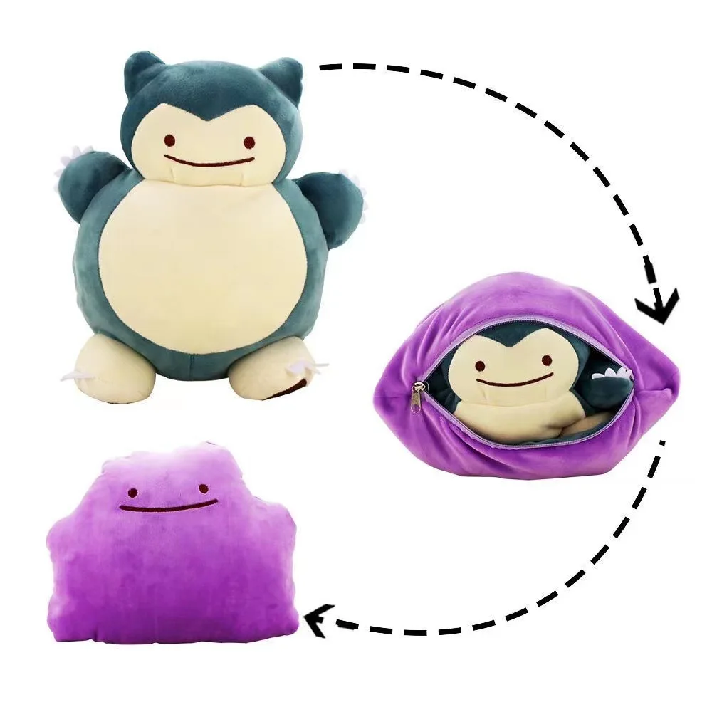 Kids Toys Doll - 20cm Pokemon Anime Wendekissen Ditto Transform