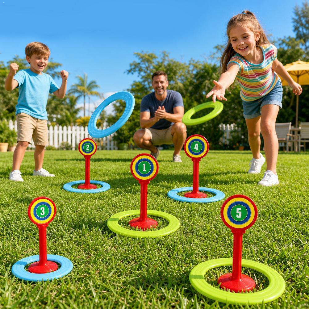 Kids Yard Toys - Kinder-Plastik-Spielset für Draußen, Rasen, Strand, Garten,