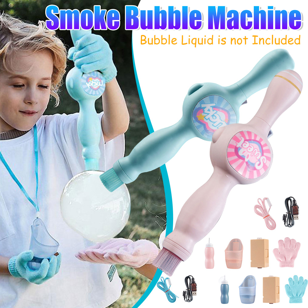 Bubble Machine Outdoor - Elastische Rauchblasenmaschine Tragbarer Blasenmacher Blasenstab für