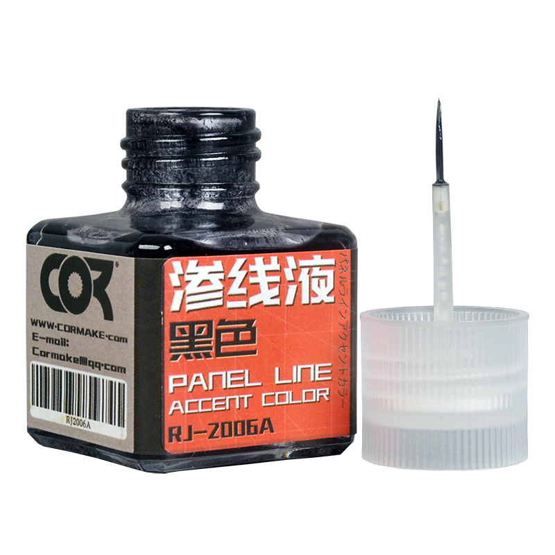 Tamiya Model Paint Set - 40 ml Panel Linie Akzent Farbe