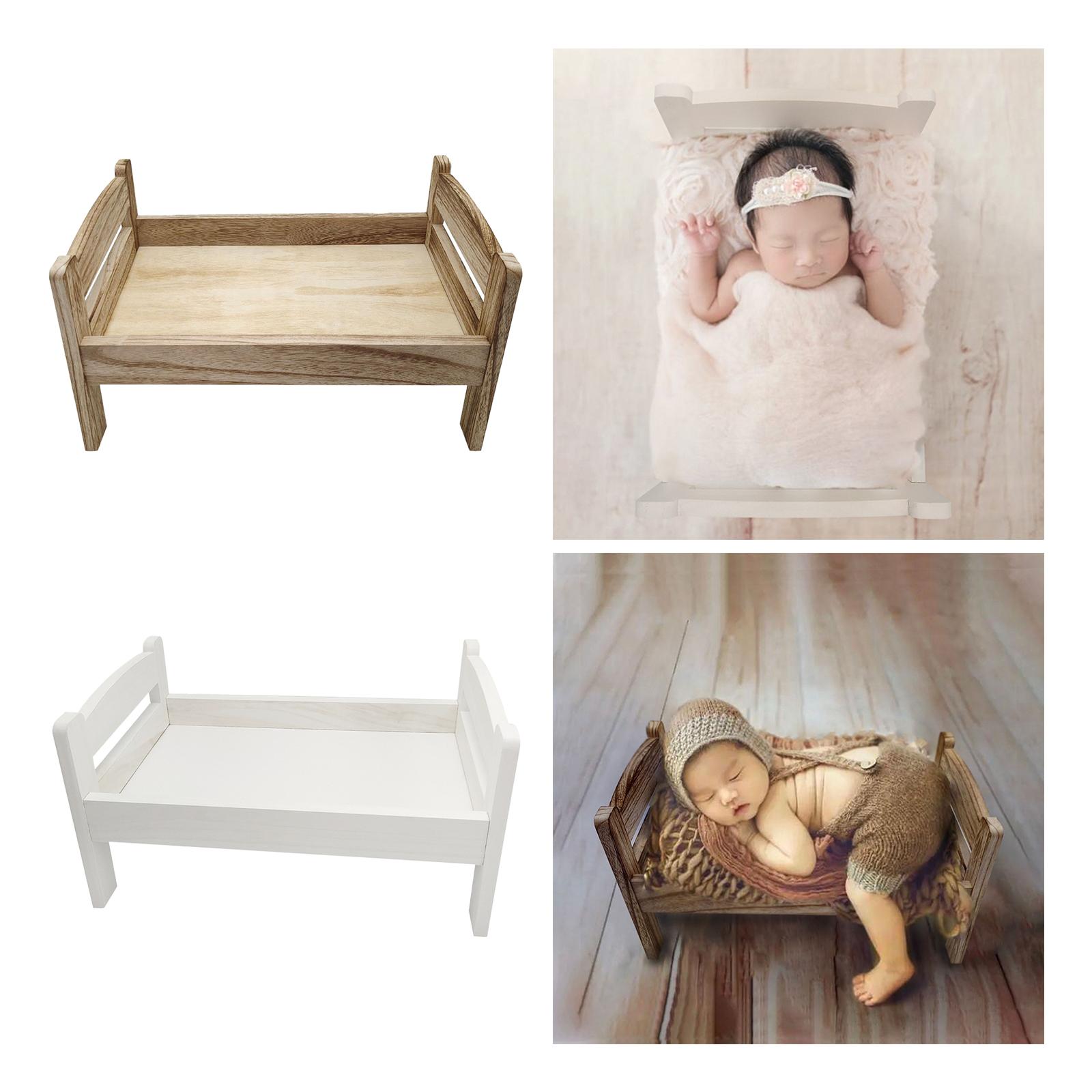 Kids Toys Store - Neugeborenen-Fotografie-Requisiten, Bettzubehör, Foto-Posierhilfe, Geschenk, kleine Holzmöbel