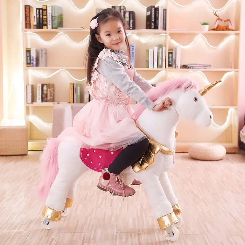 Mehrfarbiges Springpferd, groß – Kids Toys Horse Bewertung und Preis