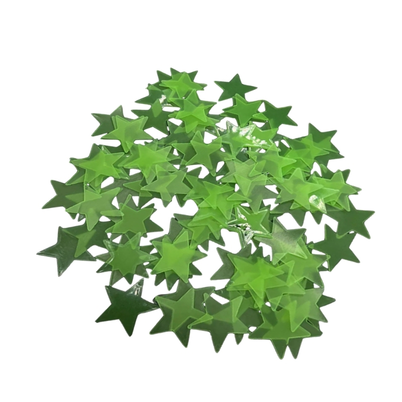 Packung mit 100 leuchtenden 3D – Glow In Dark Stars Bewertung und Preis
