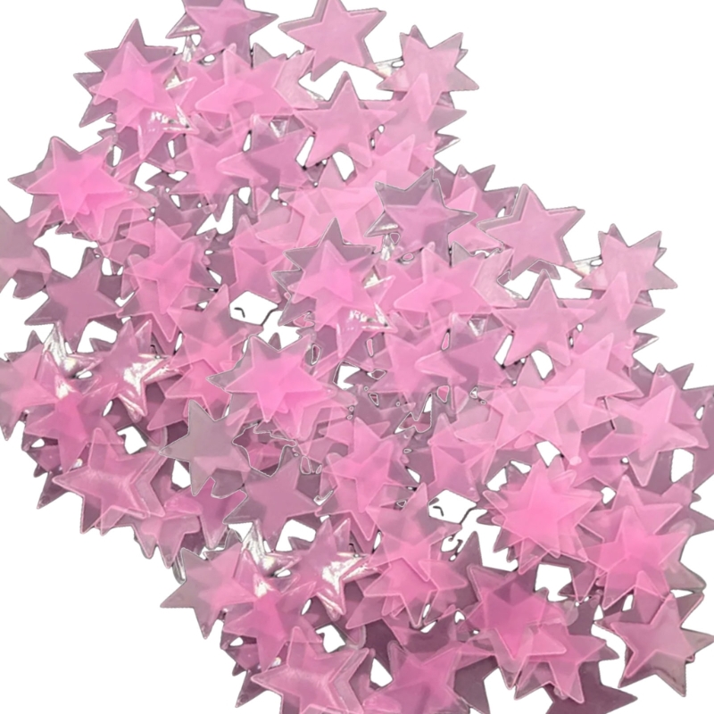 Packung mit 100 leuchtenden 3D – Glow In Dark Stars Bewertung und Preis