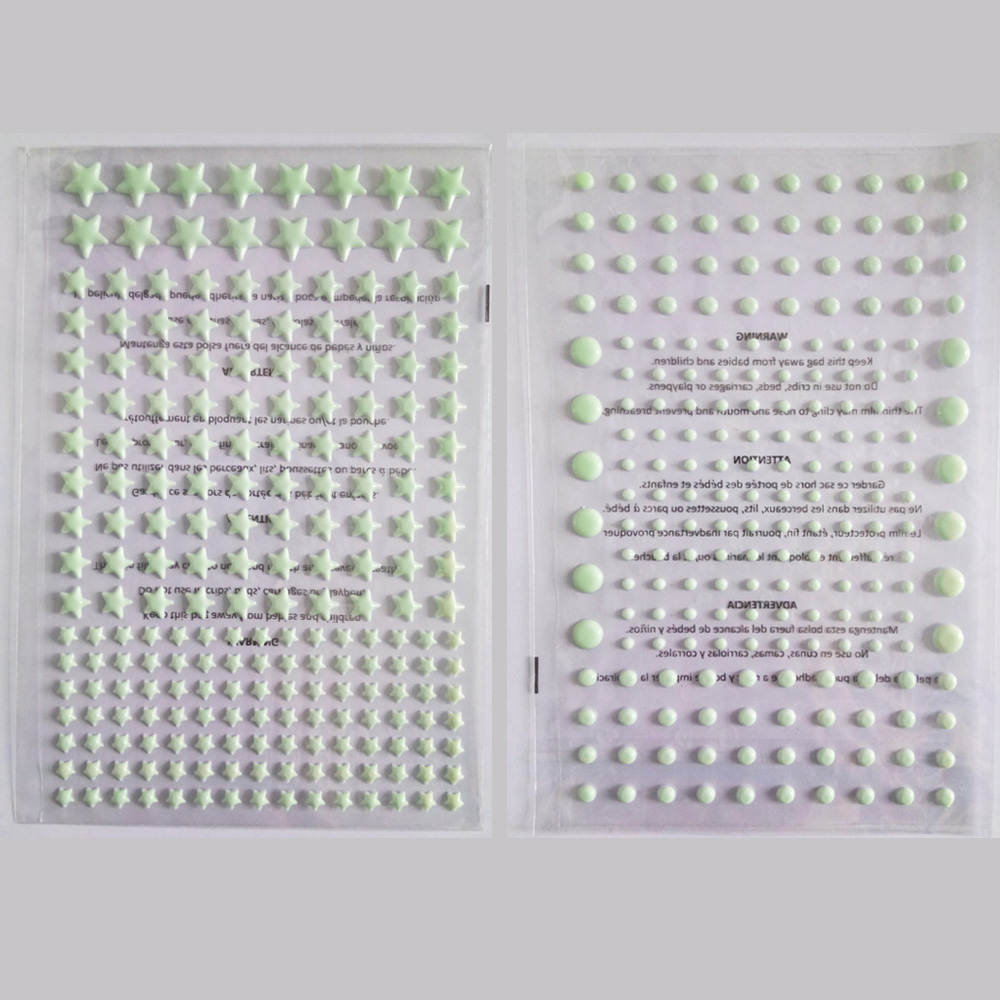 202 Teile/satz 3D Blase Sterne – Glow In Dark Stars Bewertung und Preis