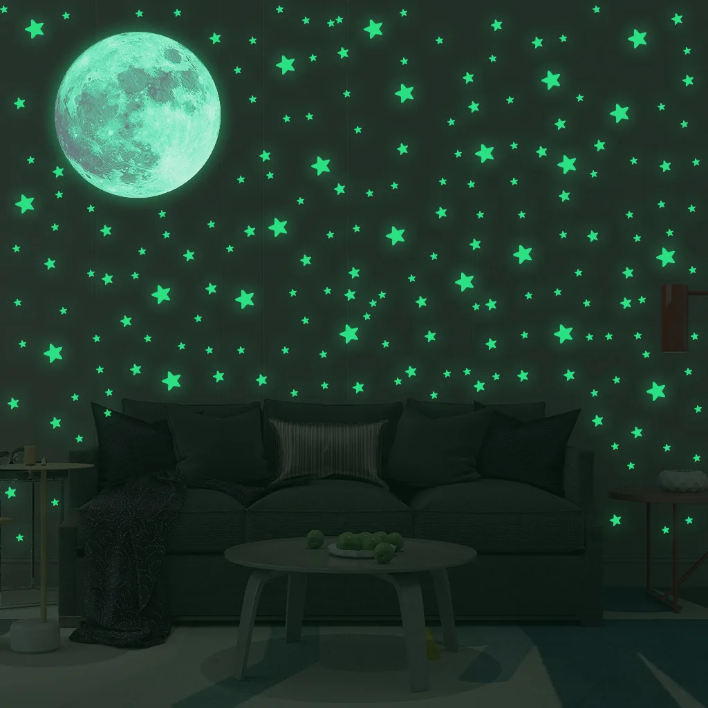 Leuchtende Mond- und Stern-Wan – Glow In Dark Stars Bewertung und Preis