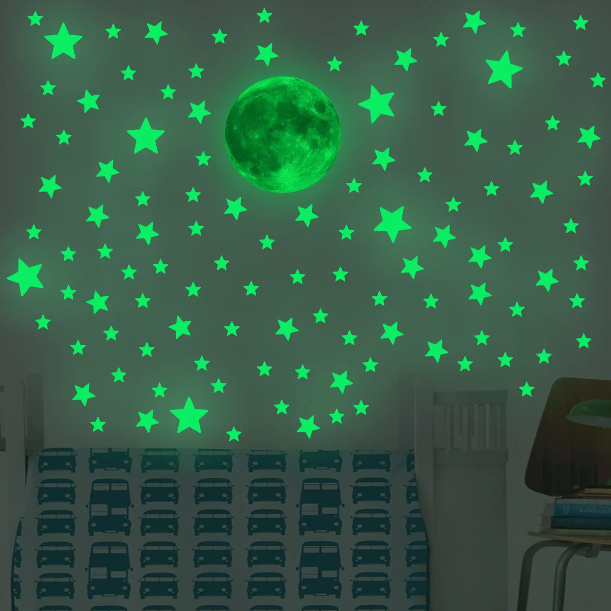Leuchtende Mond- und Stern-Wan – Glow In Dark Stars Bewertung und Preis