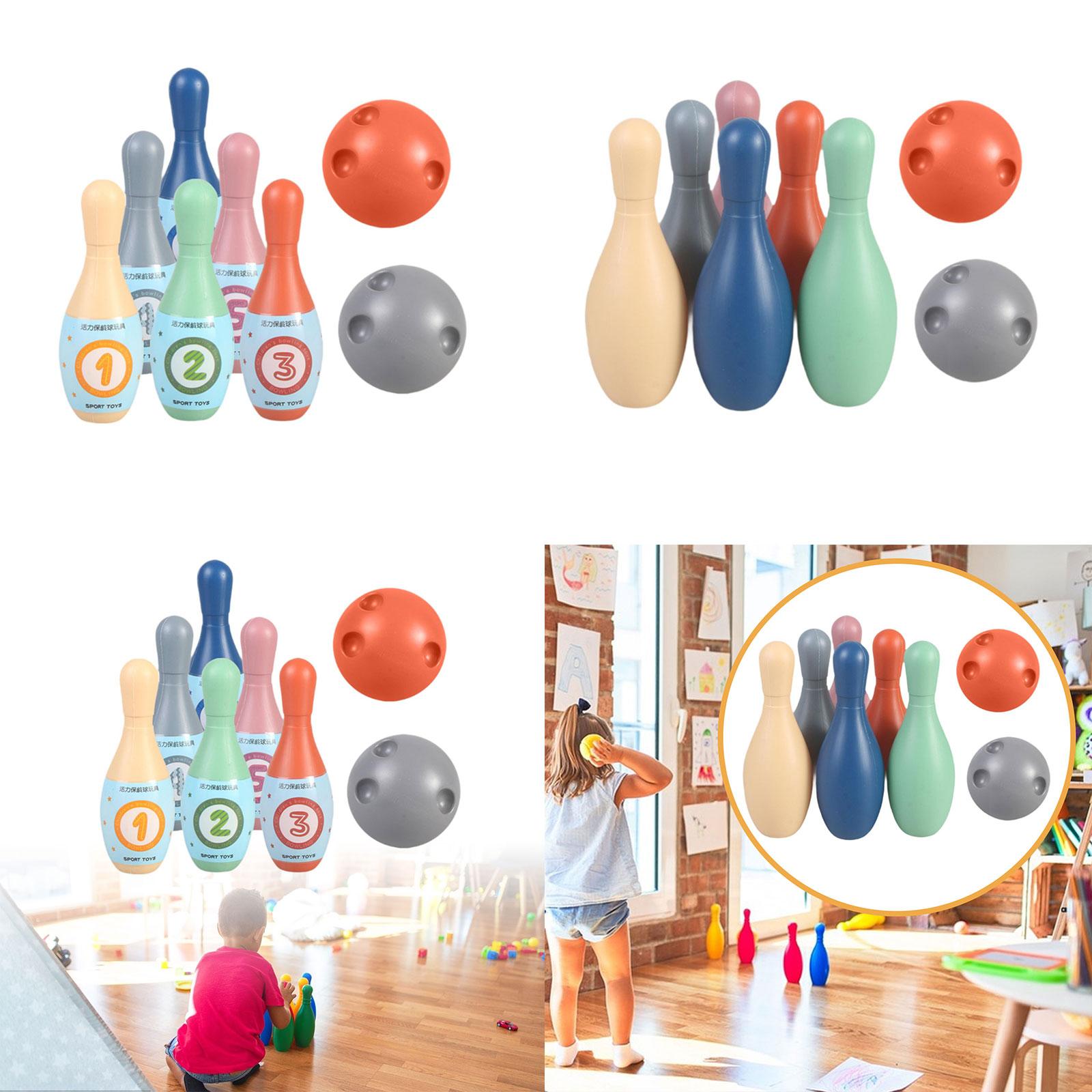 Kinder-Bowling-Set, Outdoor-Bo – Kids Yard Toys Bewertung und Preis