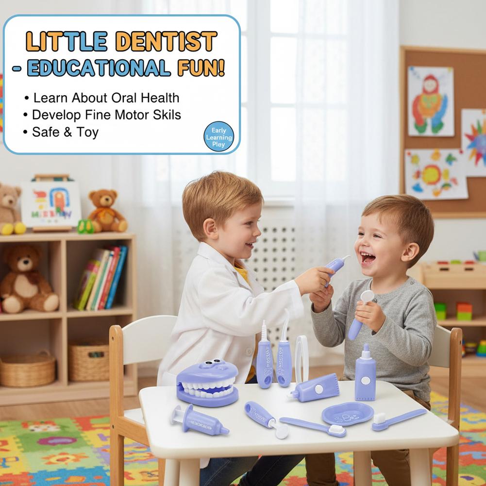 9-teiliges Simulations-Zahnarz – Kids Toys Doctor Set Bewertung und Preis